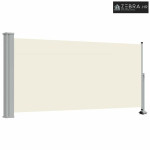 Uvlačiva bočna tenda za terasu 120 x 300 cm krem - Krema 120 x 300 cm