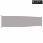 Uvlačiva bočna tenda za terasu 117x514 cm siva - Siva 117 x 500 cm