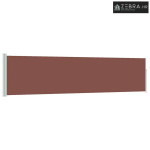 Uvlačiva bočna tenda za terasu 117x514 cm smeđa - Smeđa 117 x 500 cm