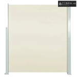 Uvlačiva bočna tenda za terasu 140 x 514 cm krem - Krema 140 x 500 cm