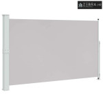 Uvlačiva bočna tenda za terasu 180 x 314 cm siva