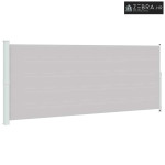 Uvlačiva bočna tenda za terasu 200 x 514 cm siva