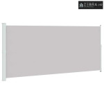 Uvlačiva bočna tenda za terasu 220 x 514 cm siva