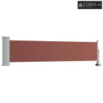 Uvlačiva bočna tenda za terasu 60 x 300 cm smeđa - Smeđa 60 x 300 cm