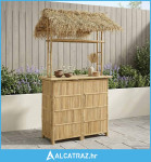 Vanjski bar stol Prirodna 115 x 95 x 215 cm Bambus - NOVO