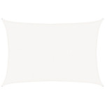 vidaXL Jedro za zaštitu od sunca 160 g/m² bijelo 5 x 7 m（311247）