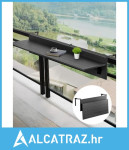 Viseći stol za balkon, sklopivi stol za balkonsku ogradu 30,5 x 122,5