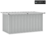 Vrtna kutija za pohranu siva 129 x 67 x 65 cm - Siva 129 x 67 x 65 cm