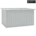 Vrtna kutija za pohranu siva 171 x 99 x 93 cm - Siva 171 x 99 x 93 cm