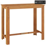 Vrtni barski stol 120 x 60 x 105 cm od masivnog bagremovog drva