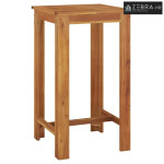 Vrtni barski stol 60 x 60 x 105 cm od masivnog bagremovog drva