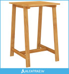 Vrtni barski stol 70 x 70 x 104 cm od masivnog bagremovog drva - NOVO
