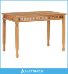 Vrtni blagovaonski stol 120 x 65 x 80 cm od masivne tikovine - NOVO