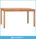 Vrtni blagovaonski stol 140 x 80 x 77 cm od masivne tikovine - NOVO