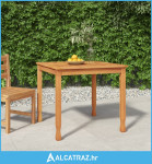 Vrtni blagovaonski stol 85 x 85 x 75 cm od masivne tikovine - NOVO
