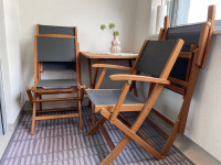 Vrtni sklopivi stol i stolice