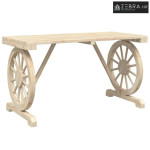 Vrtni stol 115 x 55 x 65 cm od masivne jelovine - Smeđa