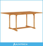 Vrtni stol 150 x 90 x 75 cm od masivne tikovine - NOVO