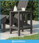Vrtni stol Adirondack antracit 38 x 38 x 46 cm HDPE - NOVO