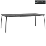 Vrtni stol antracit 200 x 100 x 72 cm od čelične mreže - 200 x 100 x 7