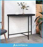 Vrtni stol crni 100 x 50 x 75 cm od poliratana - NOVO