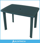 Vrtni stol od plastike zeleni 101 x 68 x 72 cm - NOVO