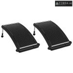 Zakrivljeni solarni paneli za grijanje bazena 2 kom 110 x 65 cm - 110