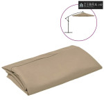 Zamjenska tkanina za suncobran Taupe 300 cm