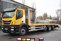 IVECO Stralis 420 8x2 / Fiault tow truck superstructure / 2 steering a