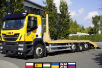 IVECO Stralis 420 8x2 / Fiault tow truck superstructure / 2 steering a