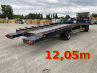 Lasa Fickers Sanh BE car transporter semi-trailer - 12 m