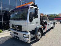 MAN LE 15.250 Kran Omars hydro platforma sa rampama Omars brille 5t