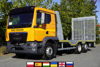 MAN TGM 26.320 6×2-4 tow truck / NEW Galvanized 9.2 m platform / no