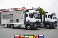 Mercedes-Benz Actros 2540 6×2 / 50 tho km! / NEW 7,8 m tow truck GALVA