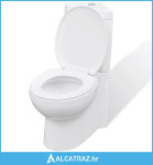 Keramička toaletna školjka kutna bijela - NOVO