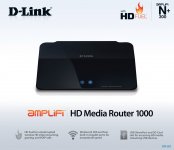 D-Link Systems HD Media Router 1000 (DIR-657) 300 Mbps, 4 Gigabit Port
