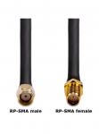 Koaksijalni kabel RF-240 vanjski RP-SMA ženski do RP-SMA muški