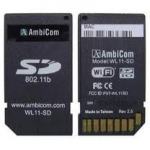 Wireless SDIO Card 802.11b WIFI SD WL11-SD, Novo