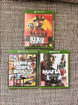 Igre za Xbox One (Rdr2,Mafia3,GTA5)