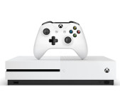 Xbox One S 1TB + SLIM punjač za 2 joysticka sa baterijama + igre