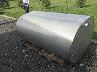 Inox spremnik za vodu, rezervar + pripadajuće inox ljestve