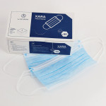 Jednokratna maska XARA troslojna, više boja (50kom/pak)