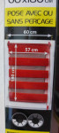 crvene zebraste  rolo zavjese (2kom 60x180) i (1kom 120x180cm)