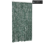 Zastor protiv muha zelena i bijela 118 x 220 cm od šenila - Zelena i b