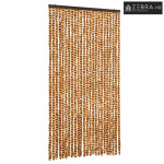 Zavjesa protiv muha - Zastor protiv insekata oker-bijeli 100 x 220 cm