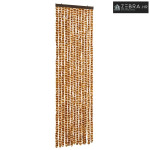 Zavjesa protiv muha - Zastor protiv insekata oker-bijeli 56 x 185 cm š