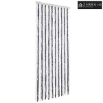 Zavjesa protiv muha - Zastor protiv insekata sivo-bijeli 90 x 220 cm š
