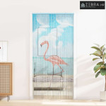 Zavjesa za vrata protiv muha višebojna 200 x 100 cm Bambus - 100 x 200