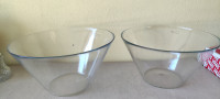 2 x staklene zdjele za salatu