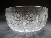 KRISTALNA ZDJELA 01  i KRISTALNA VAZA - KOMPLET